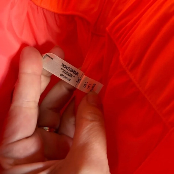 Free People Movement All Prepped Bibb Snow Ski Pants Neon Peach L - Picture 7 of 9